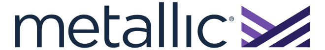 Metallic logo